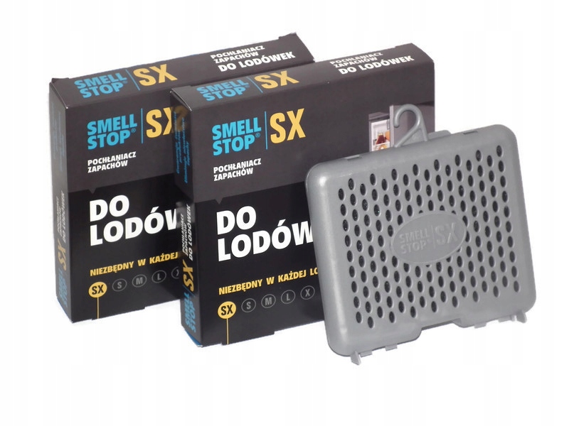 POCHŁANIACZ ZAPACHÓW DO LODÓWEK SX / 2szt Stan opakowania oryginalne