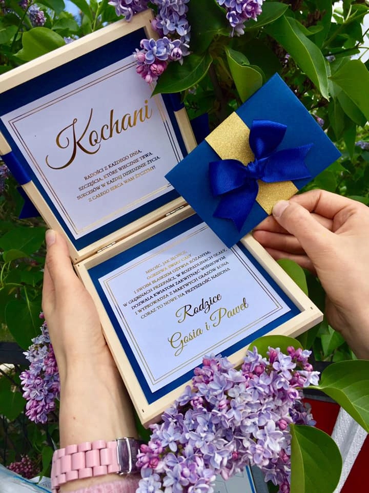 Złote Pudełko Na Pieniądze Pamiątka Ślub Prezent Rodzaj pudełko