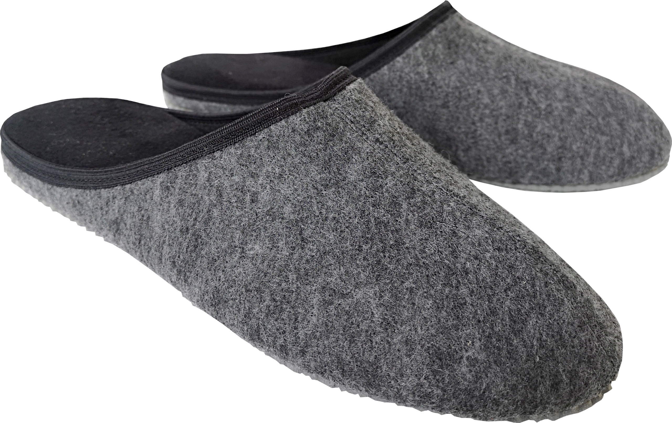 Kapcie męskie filcowe pantofle ciapy klapki papcie Rozmiar 42