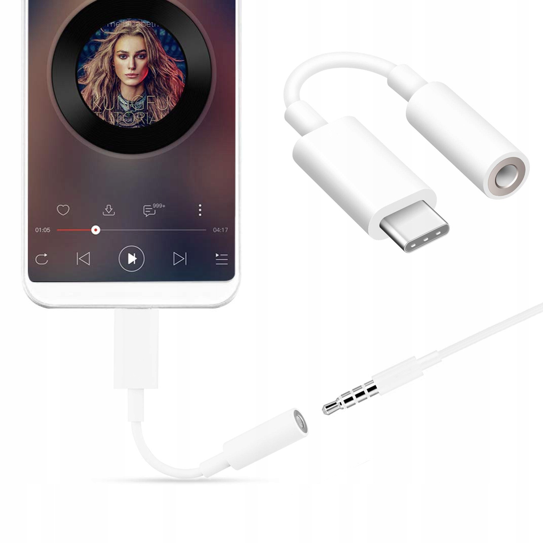 

Adapter długi Usb-c na jack do Google Pixel 6/ Pro