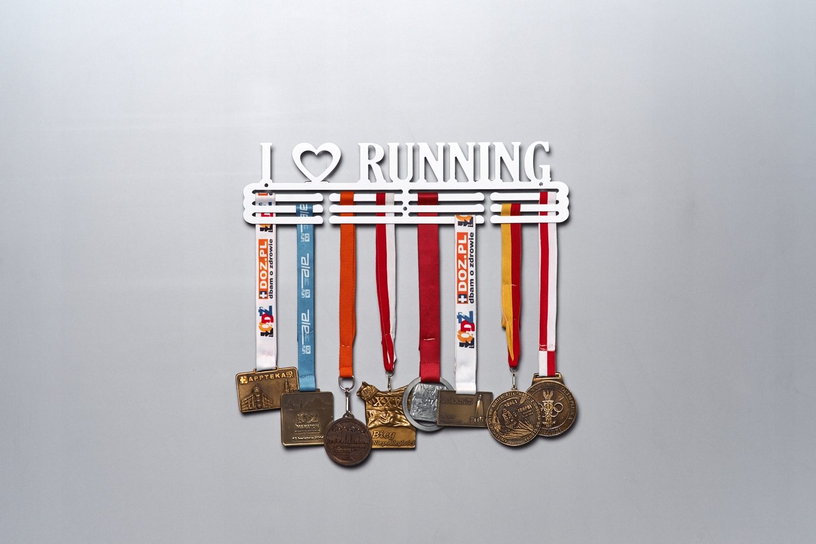 Я люблю бег #3-белый-медаль вешалка 40 см EAN (GTIN) 5905440071274