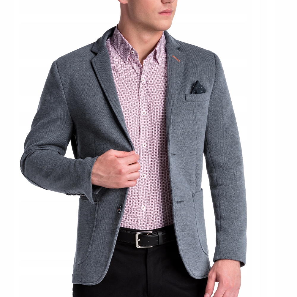 

Ombre Premium Marynarka męska M80 czarna L