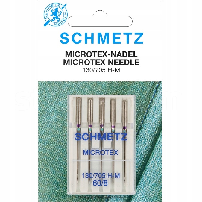 

Igły Schmetz Półpłaskie 100x5szt jedwab microtex