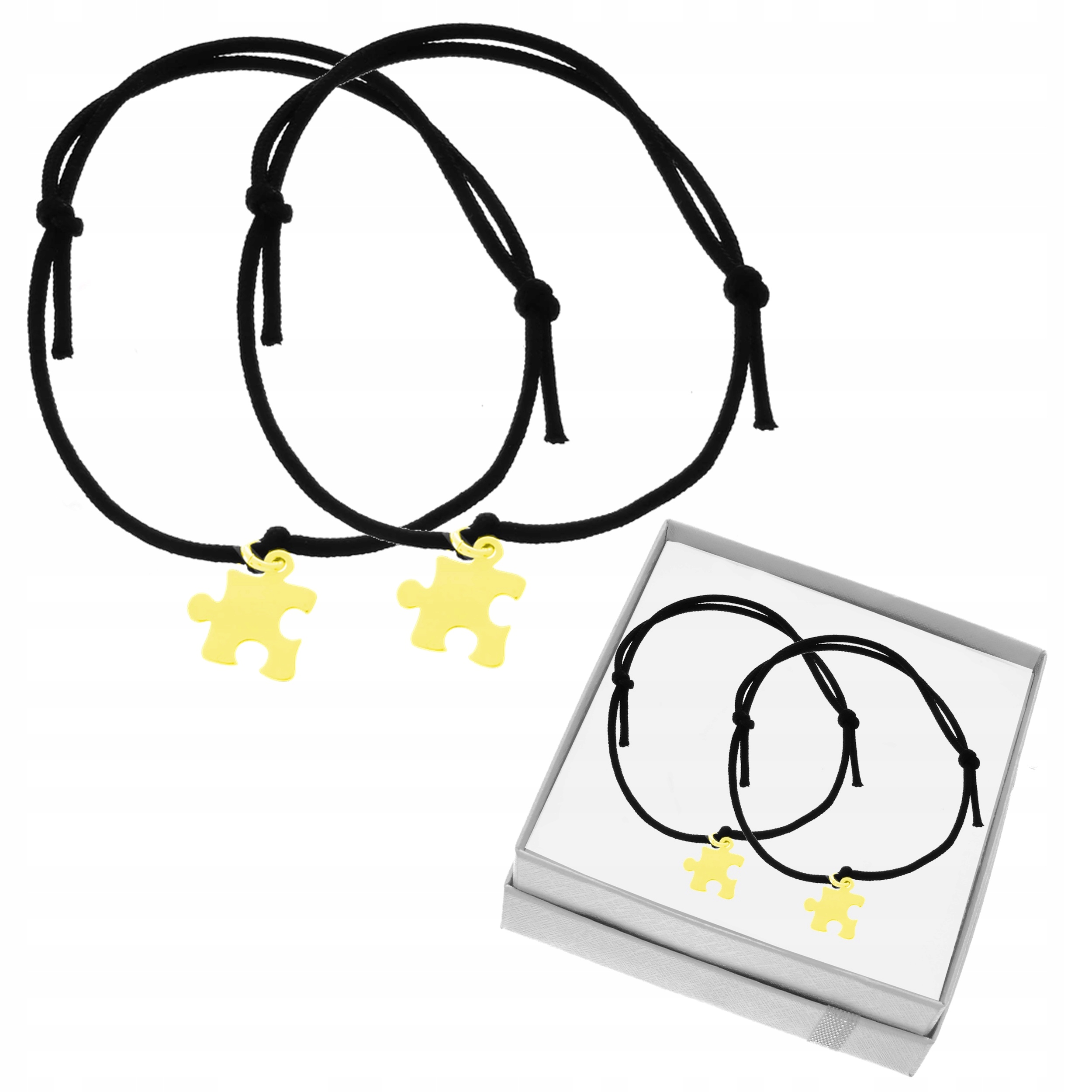 

Puzzel Bransoletki Przyjaźni Sznurek Sr Złocone