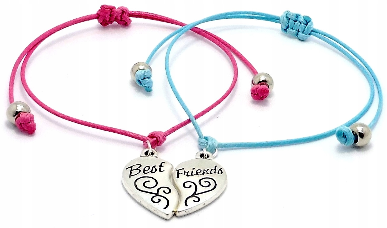 

Bransoletki Przyjaźni Serce Best Friends Komplet