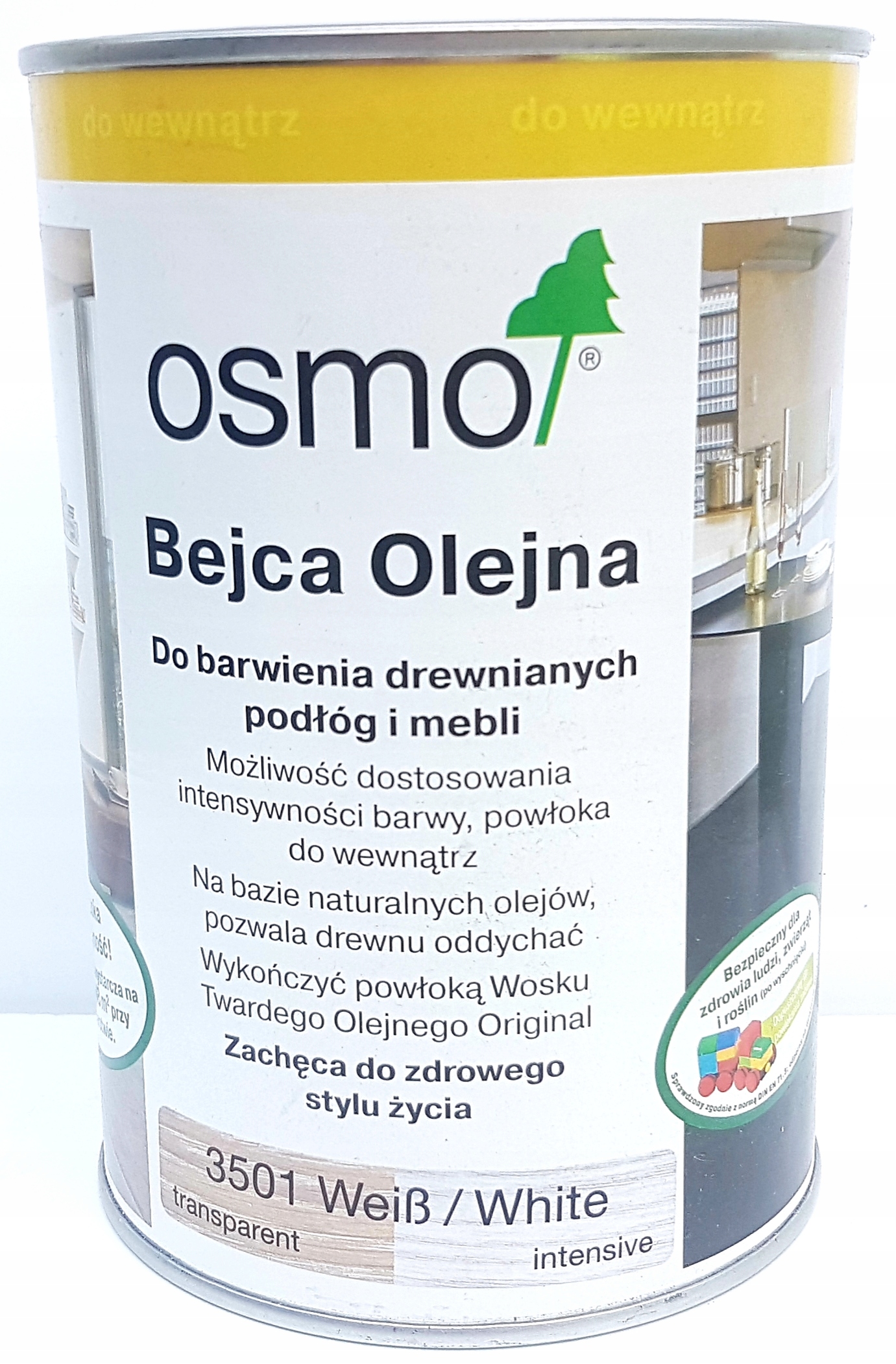 Osmo 3501 BEJCA OLEJNA 0,125l BIAŁY