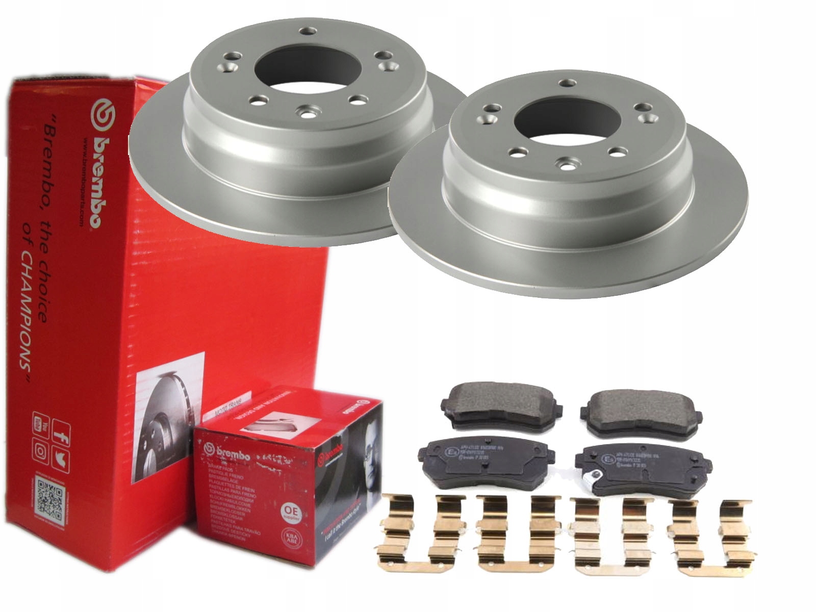 Диски Brembo задні HYUNDAI i30 ix35 KIA CEED