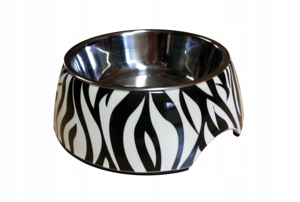 

Miska Melamina Okrągła z Aplikacją Roz. XL Czarna