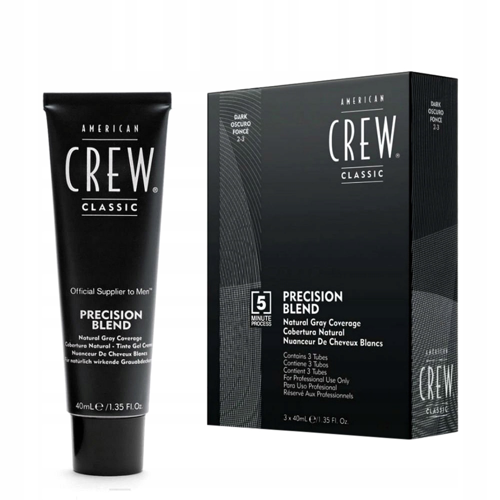 

American Crew Odsiwiacz Męski Dark 2-3 3x40ml