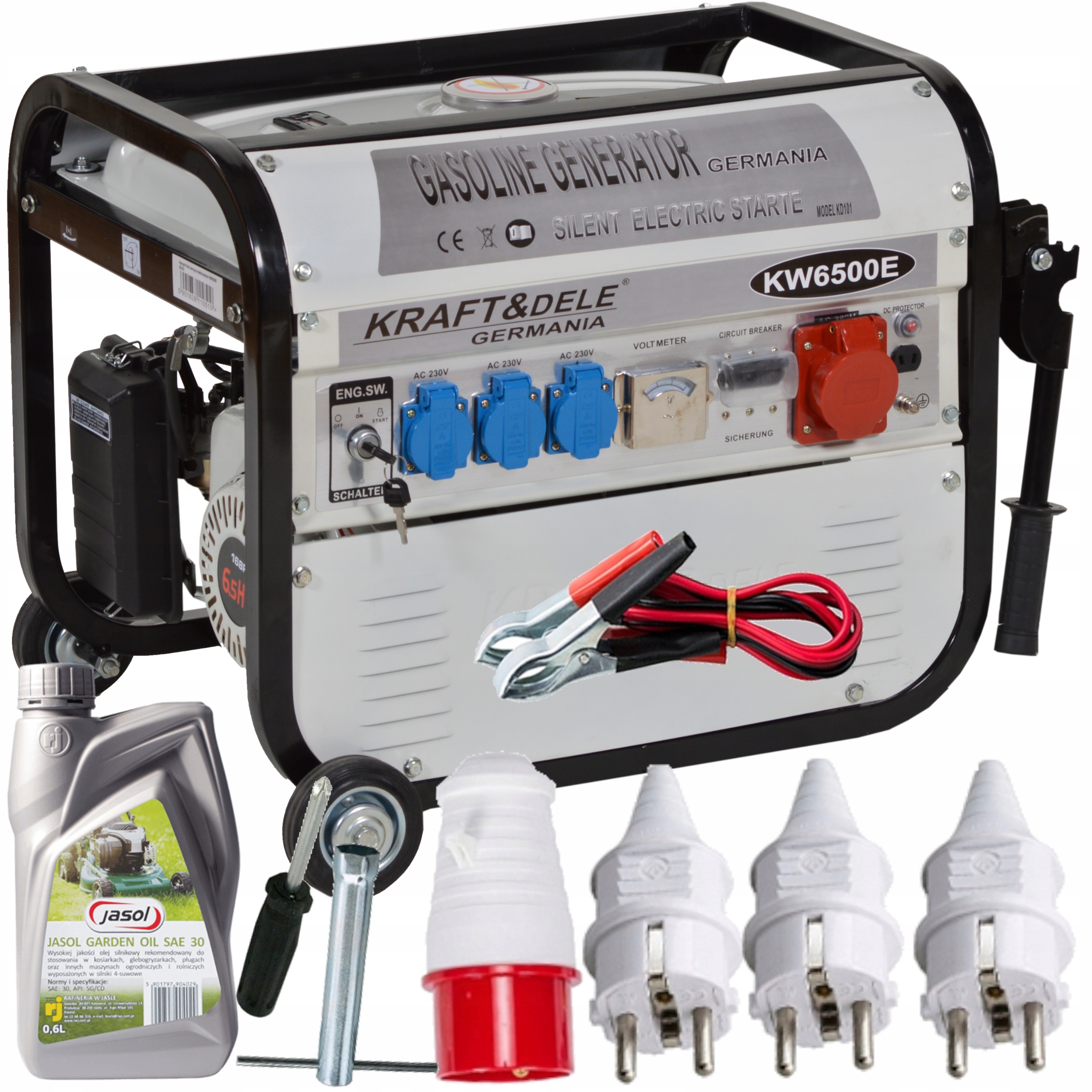 GENERÁTOR 2500W GENERÁTOR 230-380V + OLEJ