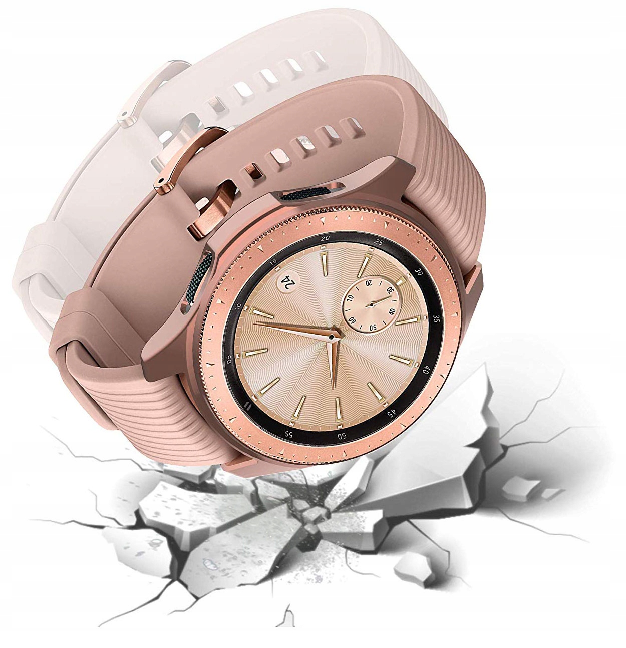 RÓŻOWE ETUI SILIKONOWE SAMSUNG GALAXY WATCH 42mm Marka Samsung