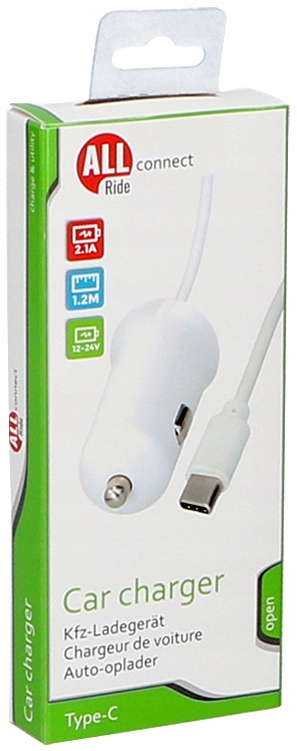 

AllRide Connect ładowarka z kablem Usb-c 12-24V