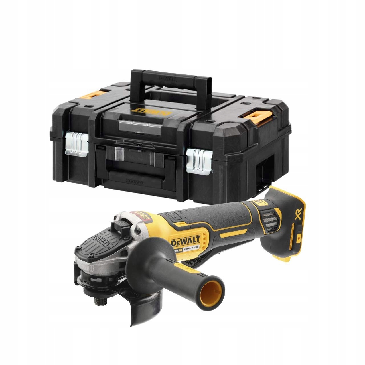 Úhlová bruska DeWalt DCG406nt bezkartáčová 18V akumulátorová baterie
