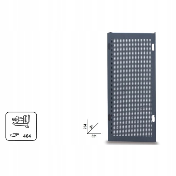 PANEL PERFOROWANY BOCZNY DO C37 BETA 3700 PFL Producent code 3700 PFL