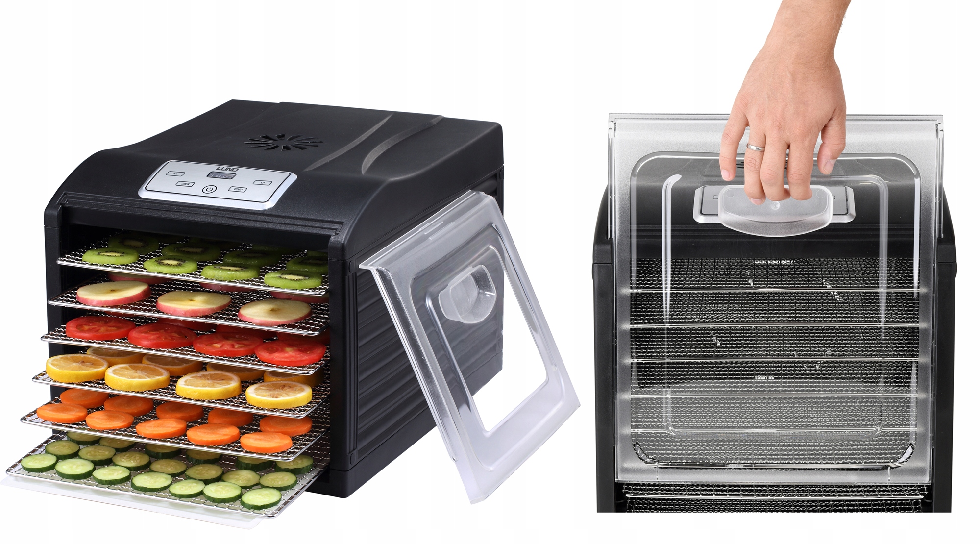 

Suszarka Spożywcza Do Grzybów Owoców 6 Tac 500W