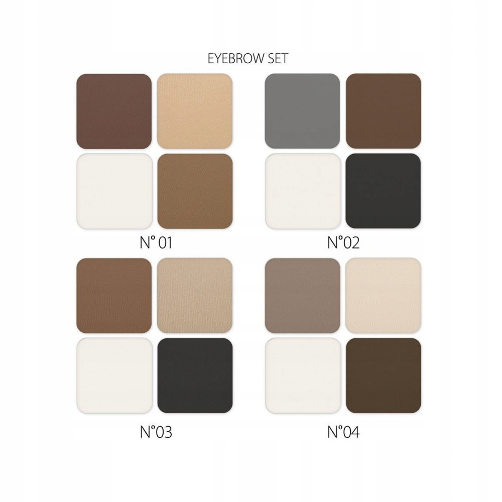 REVERS CIENIE DO BRWI EYEBROW SET 18 g, nr 02 Stan opakowania oryginalne