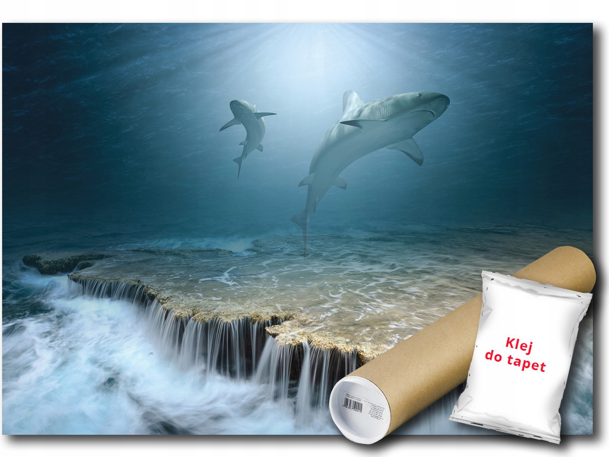 Fototapeta Žralok Vodopád 12C V4 254x184 F13161