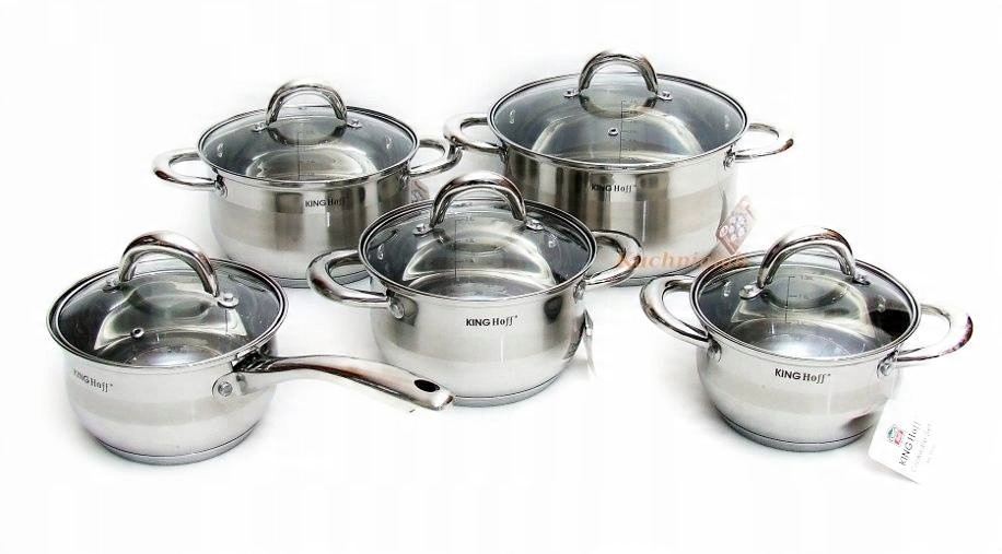 

Garnki Stalowe Kinghoff 10EL. 5 Garnków Ind/gaz