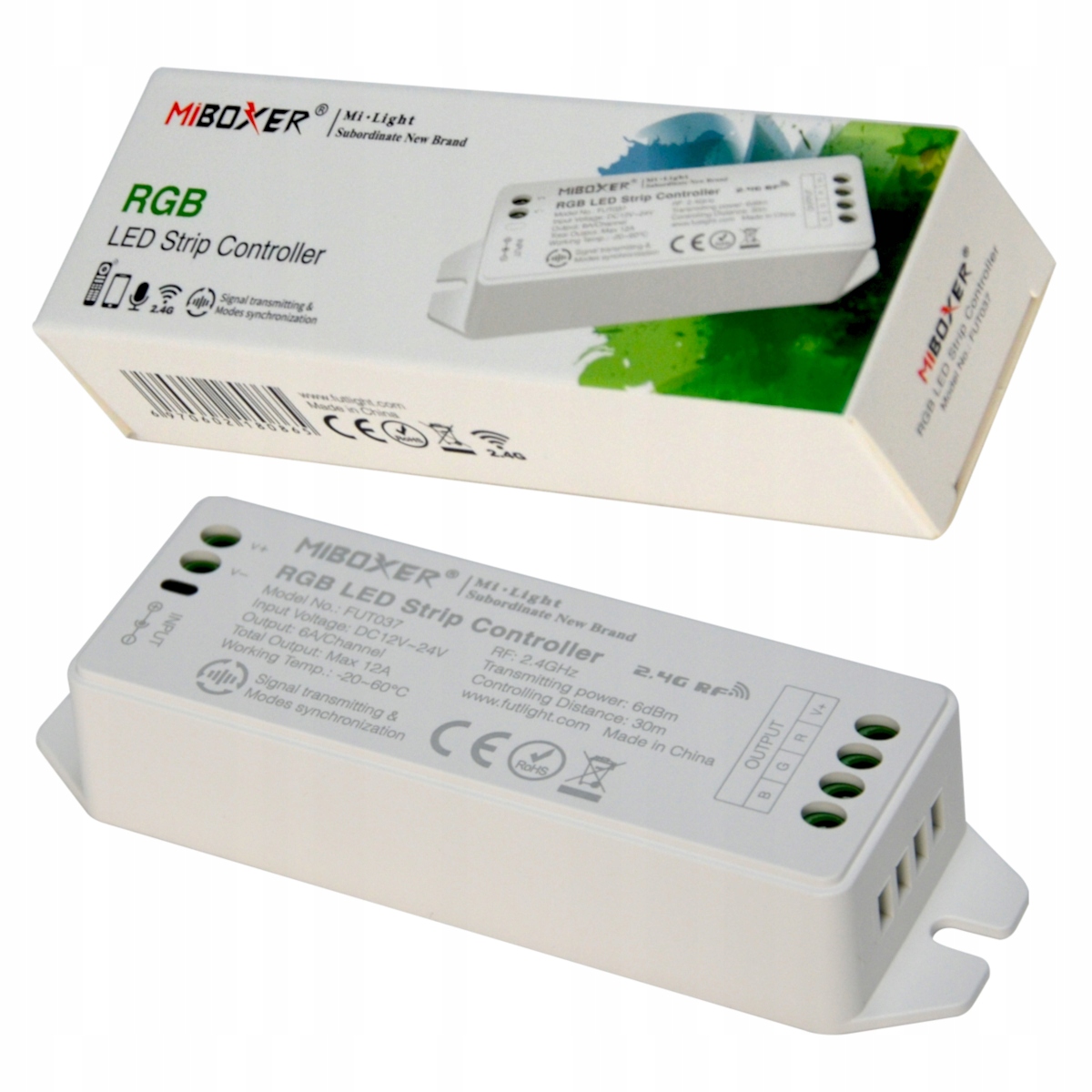 MIBOXER STEROWNIK STREFOWY FUT037 DO TAŚM LED RGB