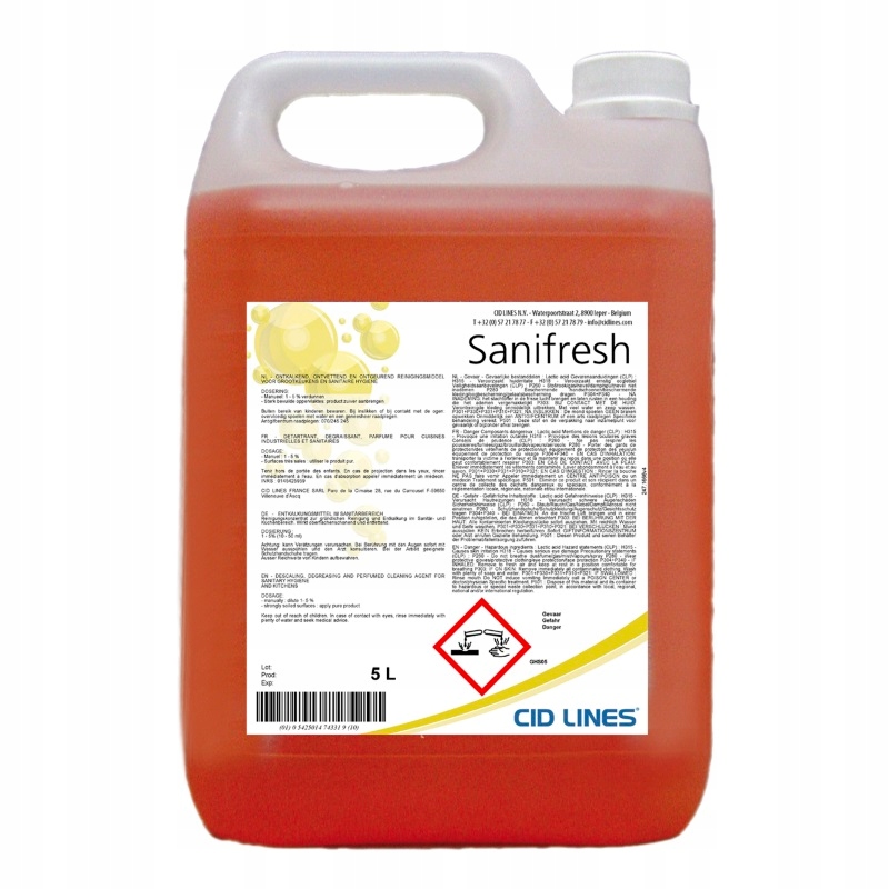 

Sanifresh CID Lines Odkamieniacz 5L