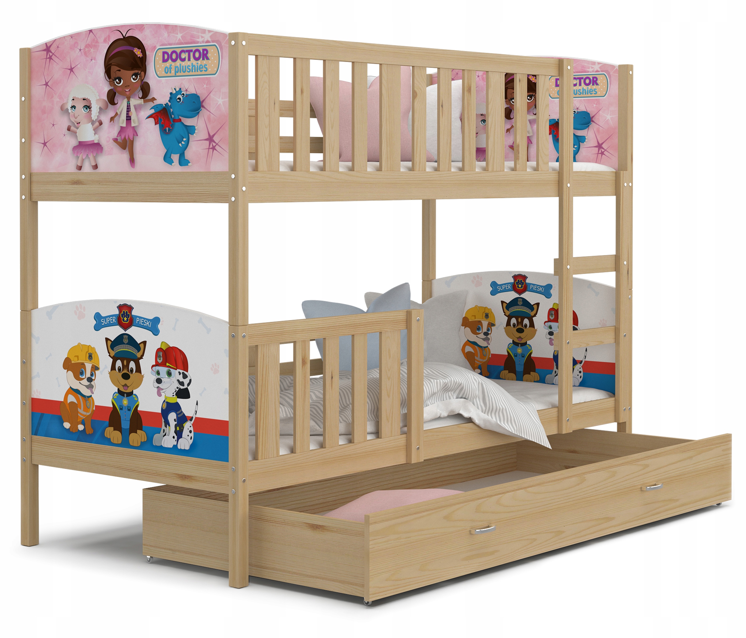 Двухъярусная кровать TAMI сосна из графика 200x90