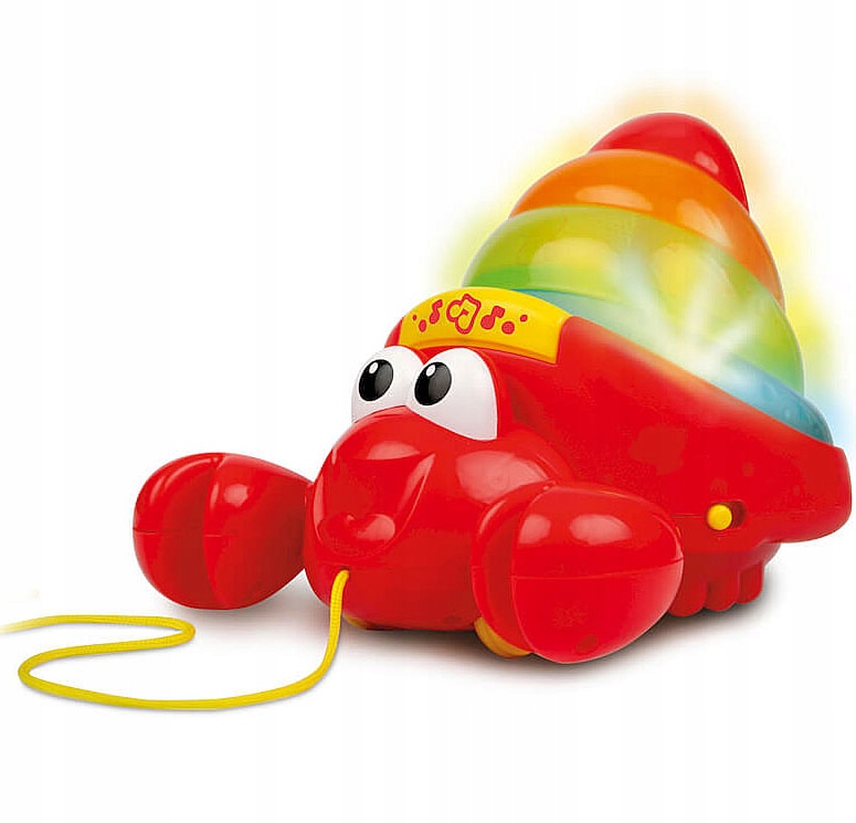 

Piramidka Do Ciągnięcia Krab Świecący Grający 12M+