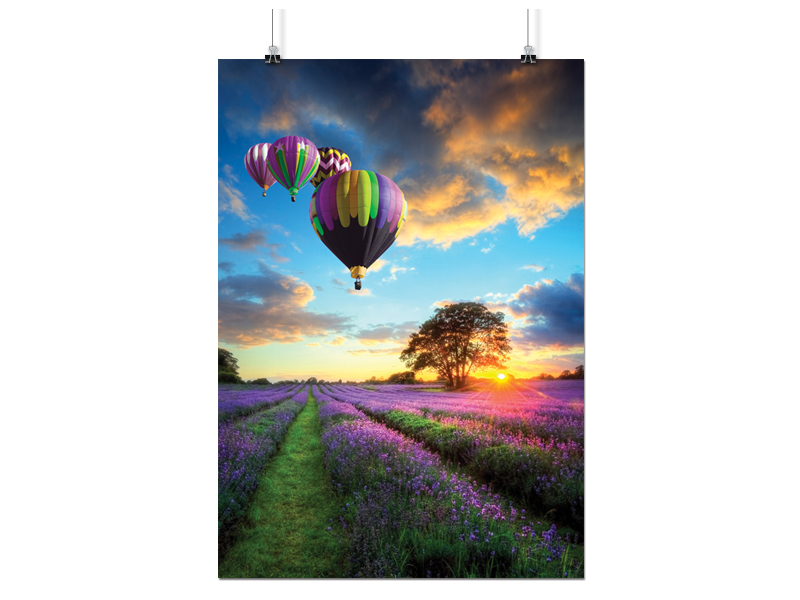 

Plakat Latający Balon 90x60 CM 7 Wzorów Matowy