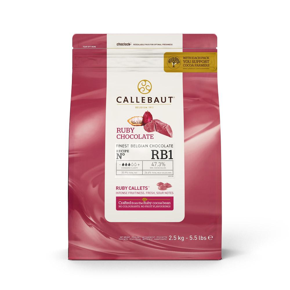 Čokoláda ružová RUBY Callebaut 1 kg