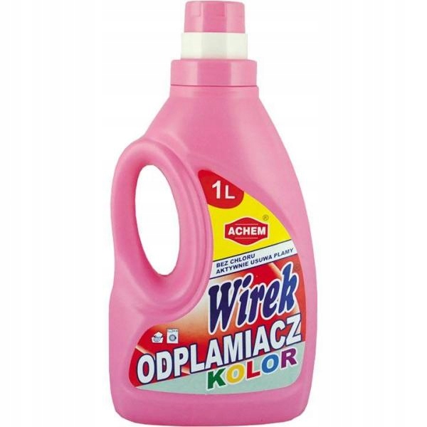 

Wirek Odplamiacz Do Kolorów 1L ręczne,pralka New!