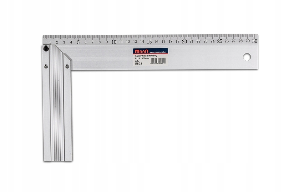 

Kątownik mierniczy aluminiowy Blue Maan 250 mm