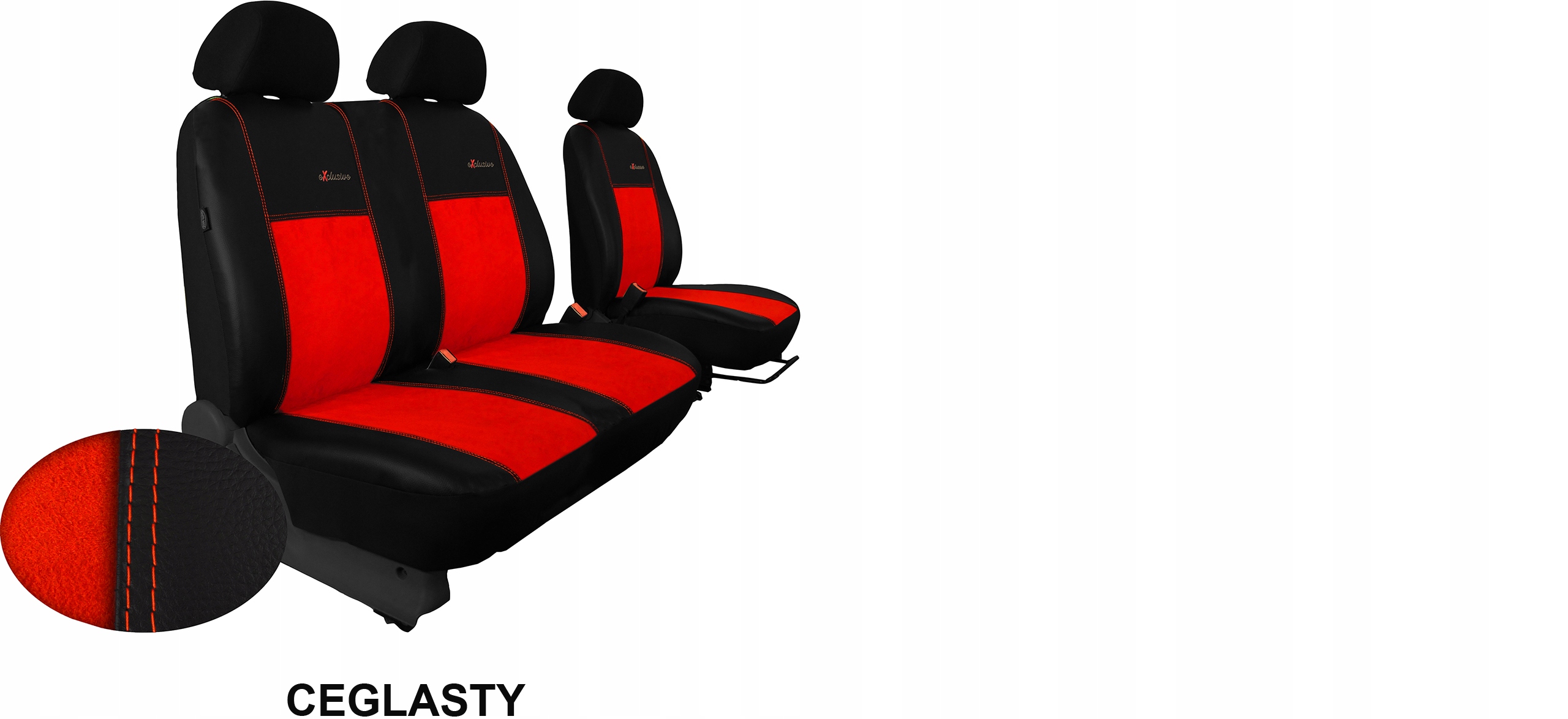 POKROWCE MIAROWE ALICANTE VW T5 CARAVELLE BUS 2+1 Kolor szary niebieski czarny czerwony zielony beżowy brązowy inny