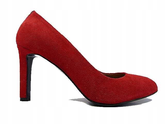 Dámské kožené lodičky s malinami Sala 37