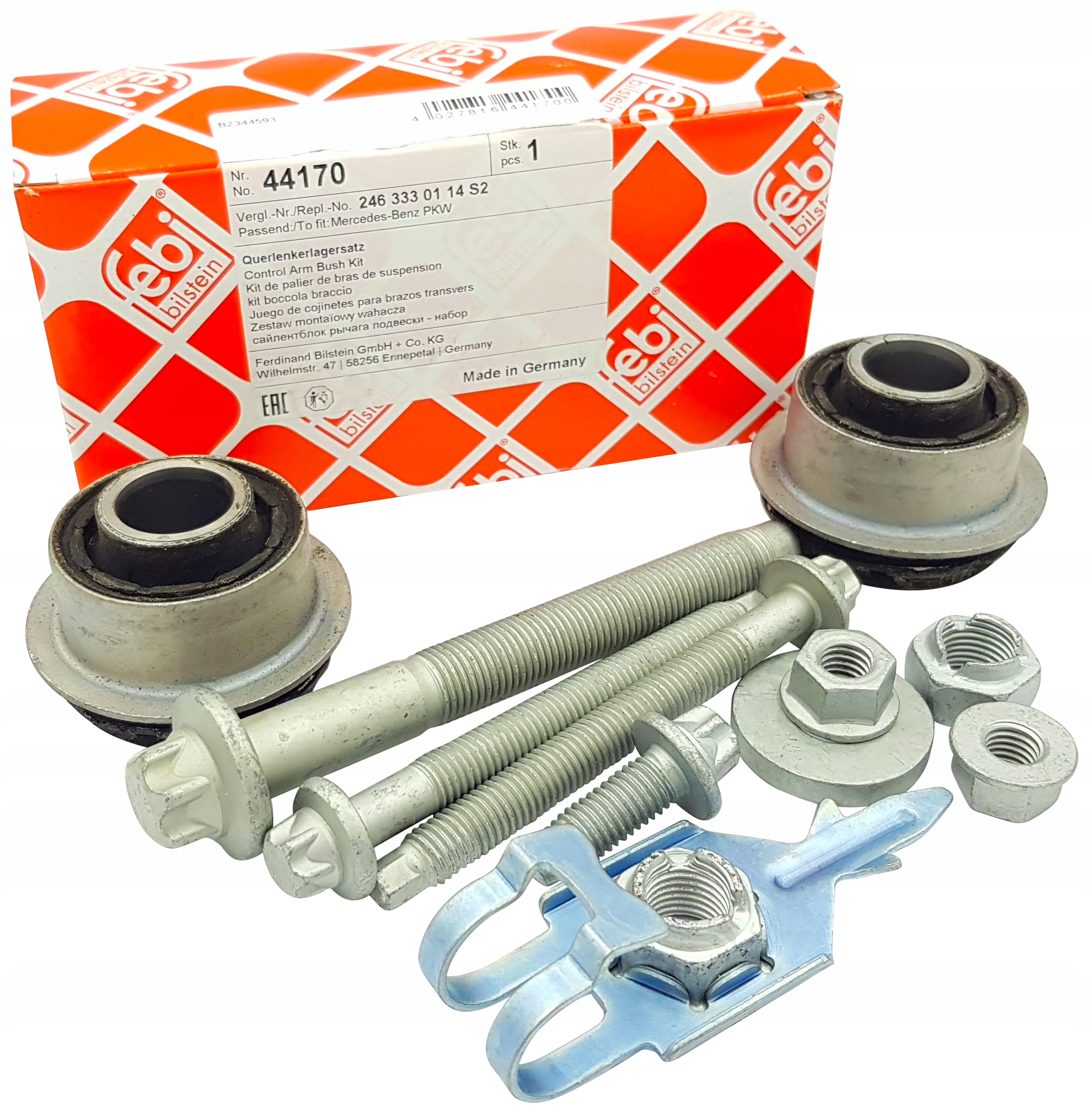 ZESTAW MONTAZOWY WAHACZA MERCEDES KLASA B W242