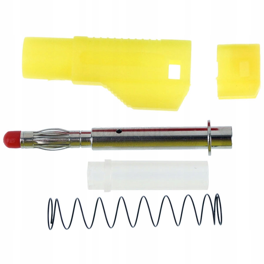 

Wtyk banan 4mm prosty żółty Amass 25.450.3