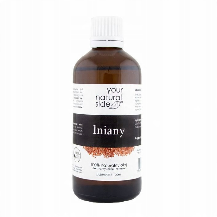 

Olej lniany nierafinowany 100% Naturalny + Gratis