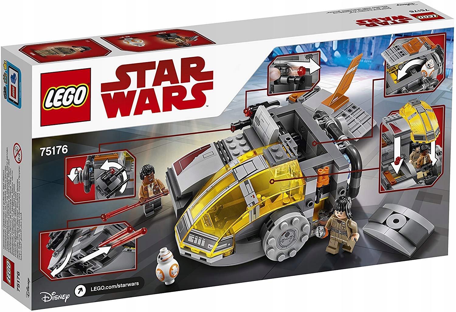 LEGO STAR WARS 75176 Pojazd Ruchu Oporu BB-8 Finn Marka LEGO