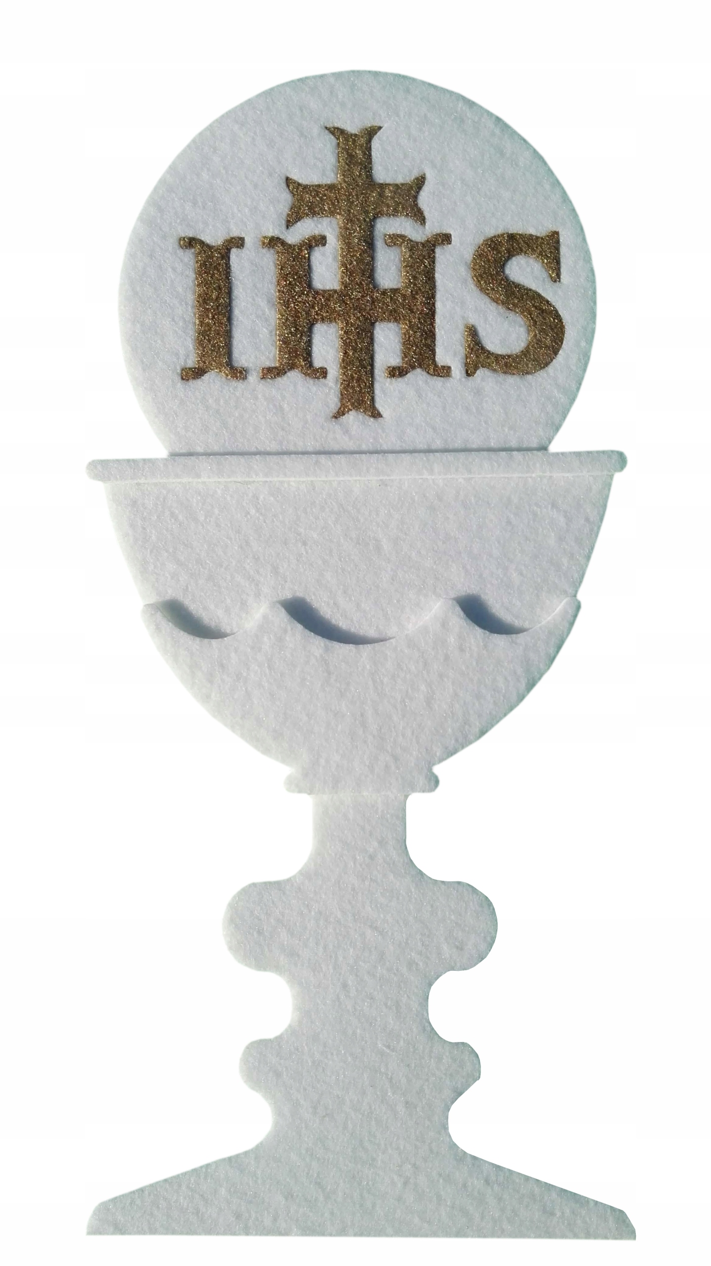 

Ozdoba Dekoracja komunijna Kielich 30 cm Ihs 1 szt