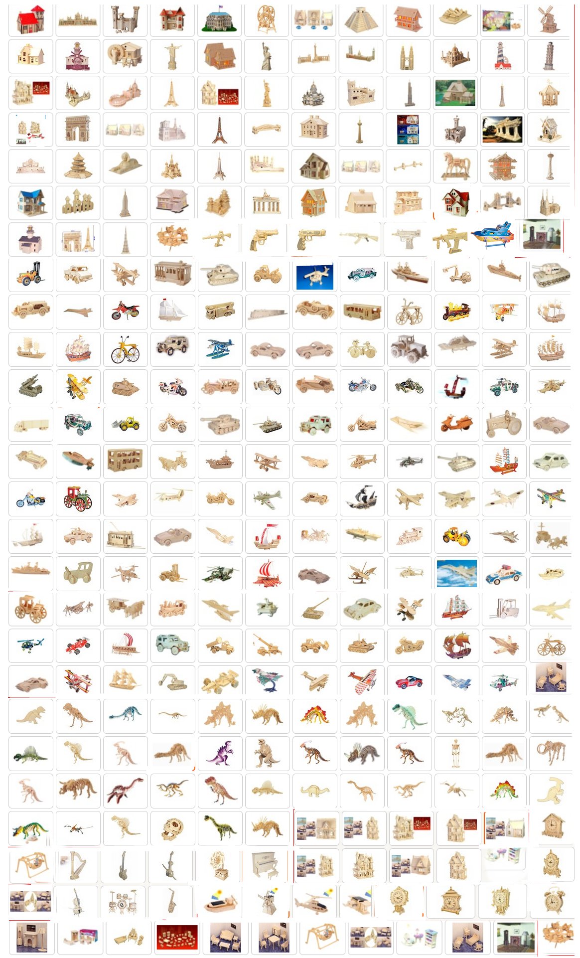 PUZZLE DREWNIANE 3D MOTOCYKL HARLEY DAVIDSON MOTOR Kolekcja 3D