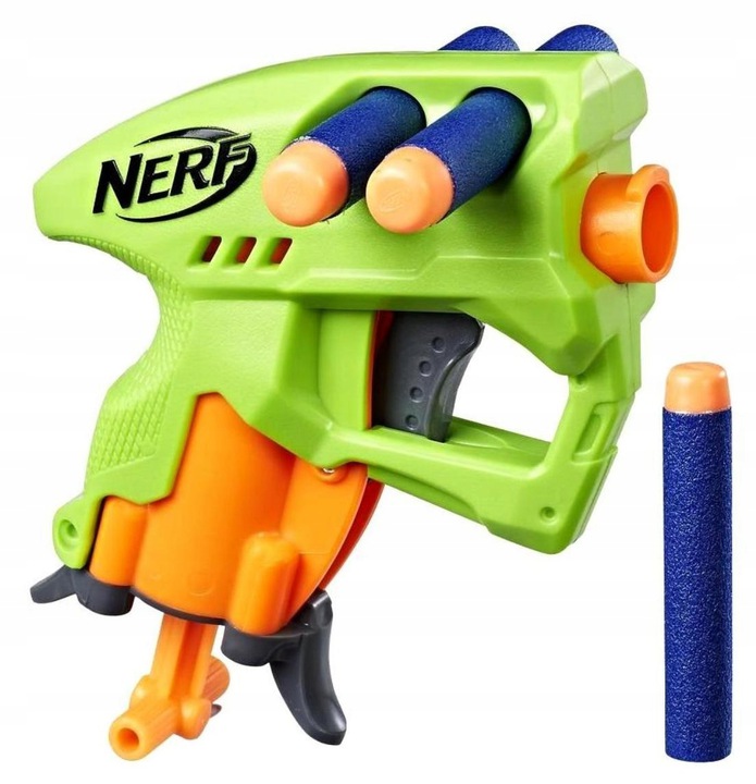 NERF WYRZUTNIA PISTOLET NANOFIRE 3 STRZAŁKI GREEN Marka NERF