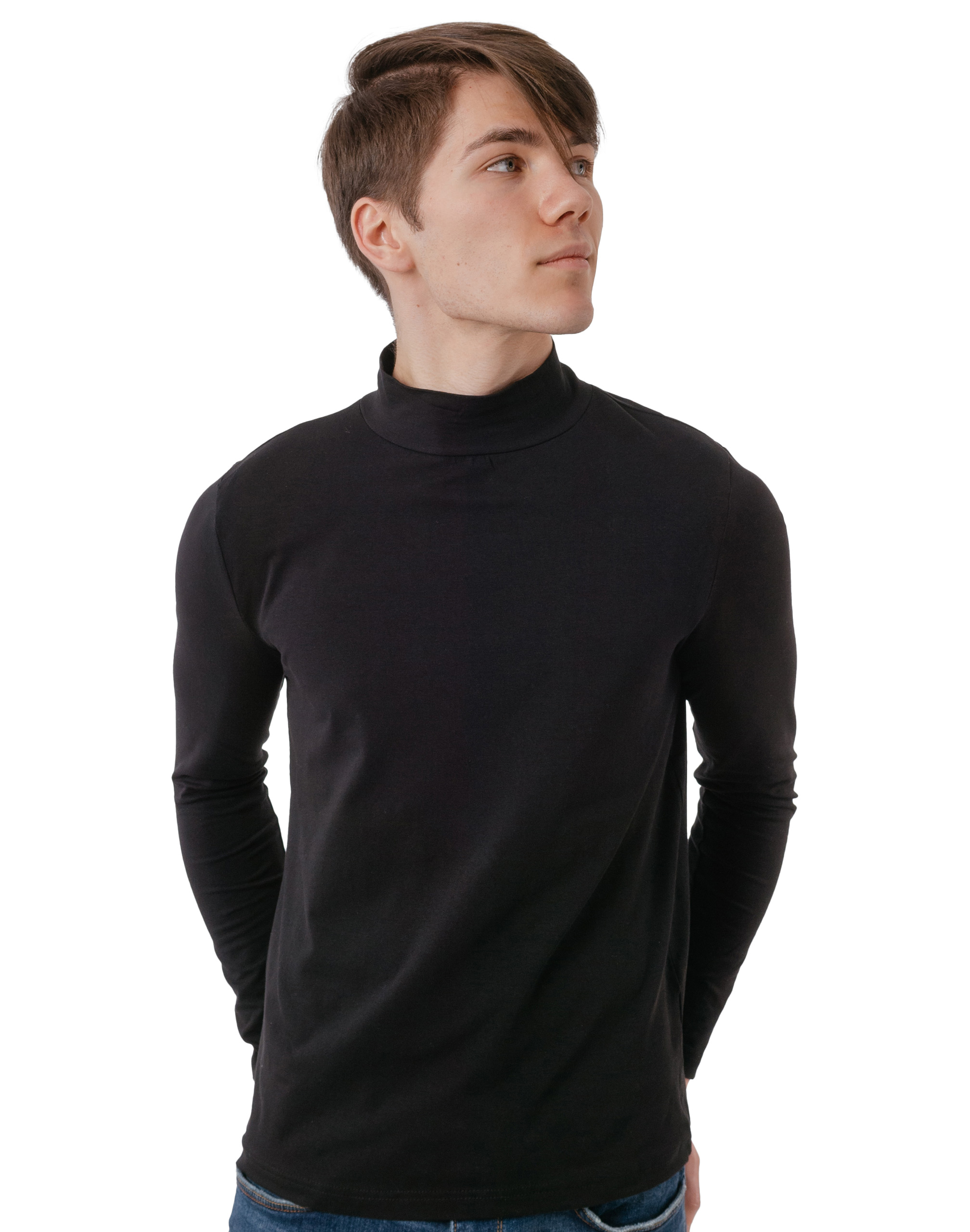 

Elegancki półgolf sweter męski golf S12 XXL czarny