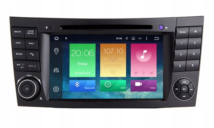 RADIO ANDROID Mercedes W211 E300 W209 W219 8co4RAM