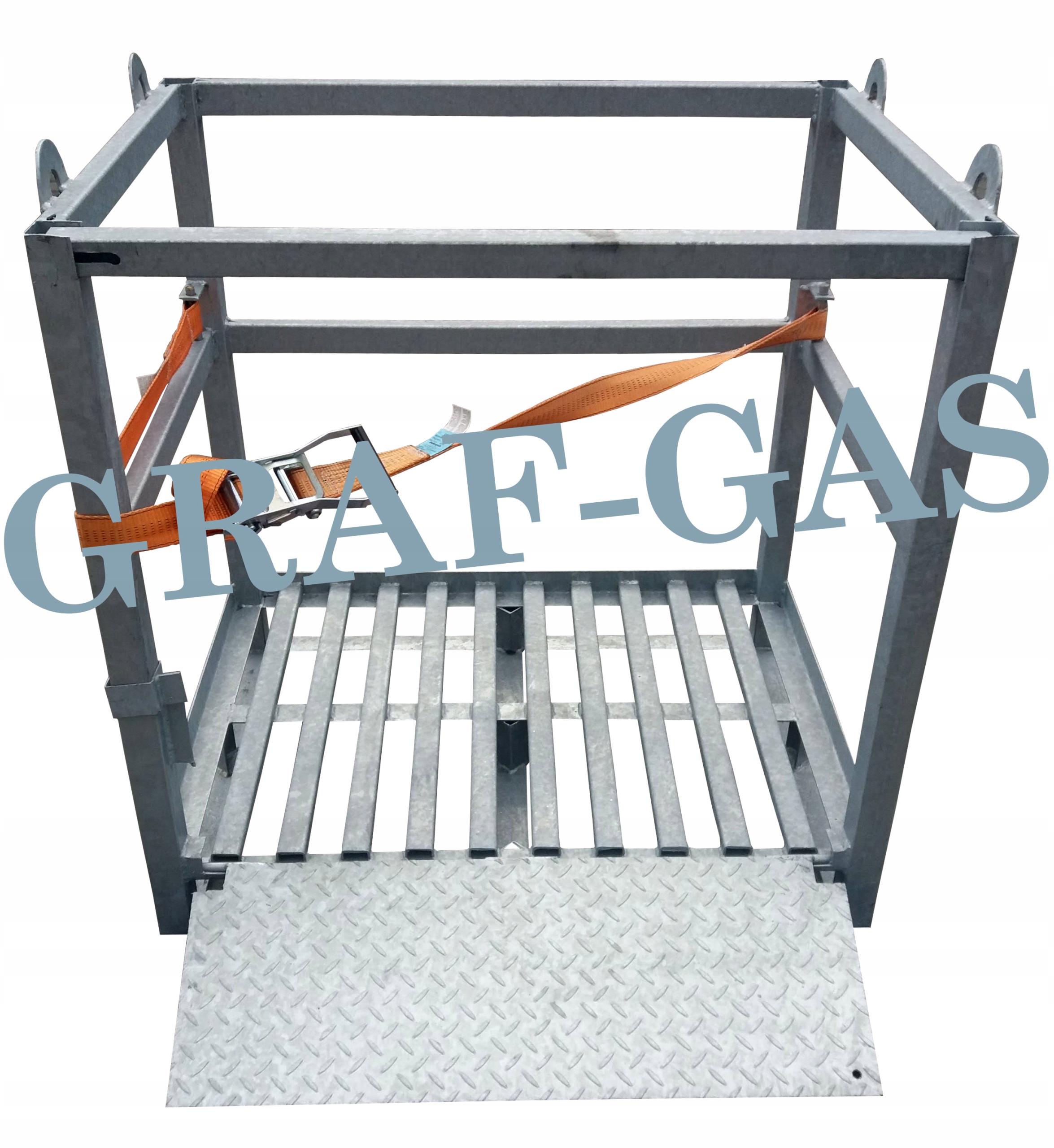 * PALETA NA BUTLE GAZOWE TECHNICZNE K-12 KOSZ STOJAK BUTLA GAZOWA 40L 50L