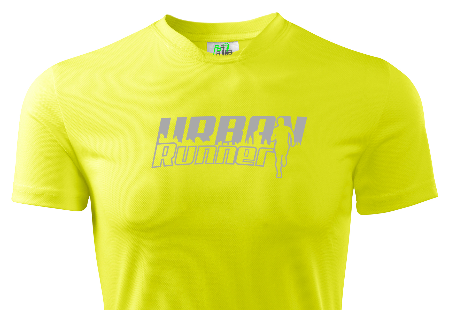 

T-shirt Do Joggingu Odblaskowy Widoczny Nadruk Hvr