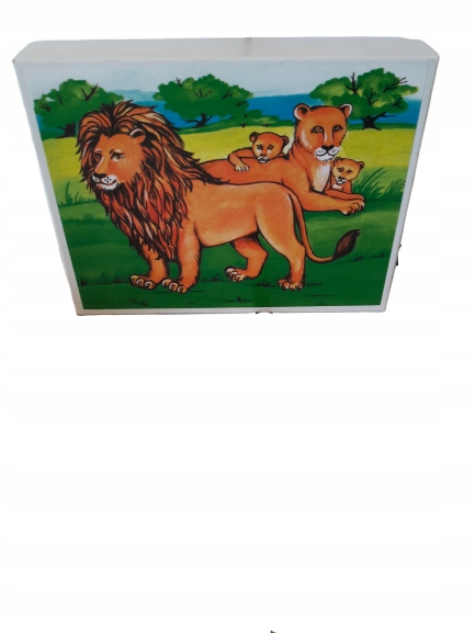 Klocki obrazkowe, zwierzątka