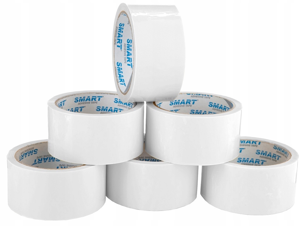 

Taśma klejąca Pakowa Smart 48mm x 45m Biała x6
