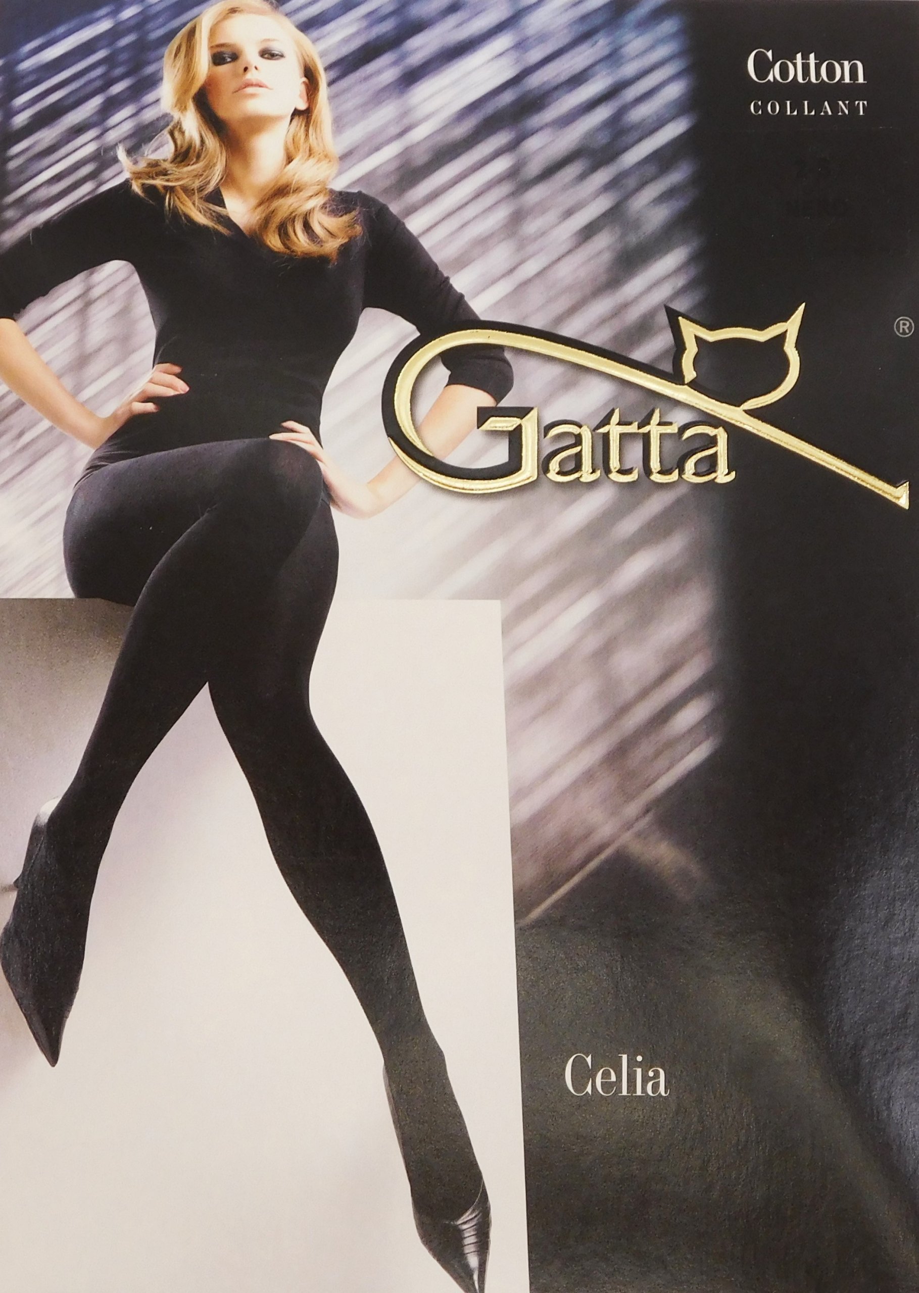 

Gatta Celia rajstopy bawełniane nero r.2-S