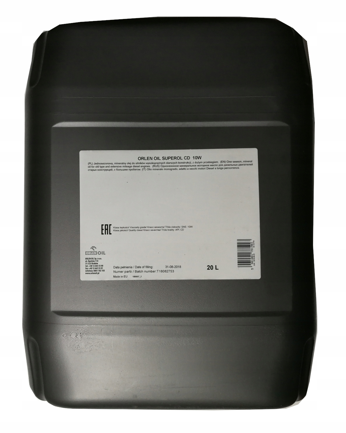 Orlen Oil Olej Superol CD 10W op.20L