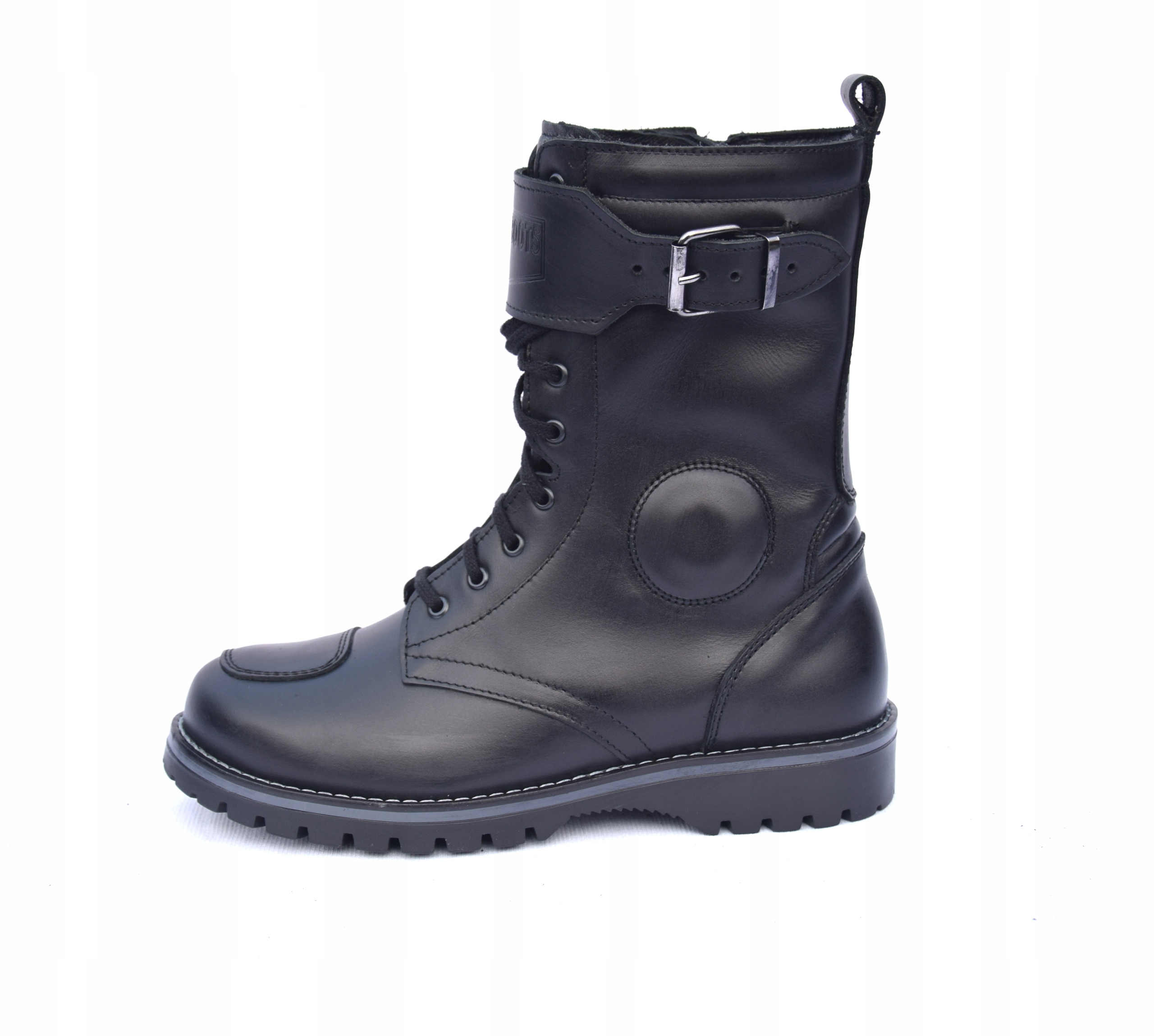 BUTY MOTOCYKLOWE RACEBOOTS SKÓRZANE POLSKIE Model Desant