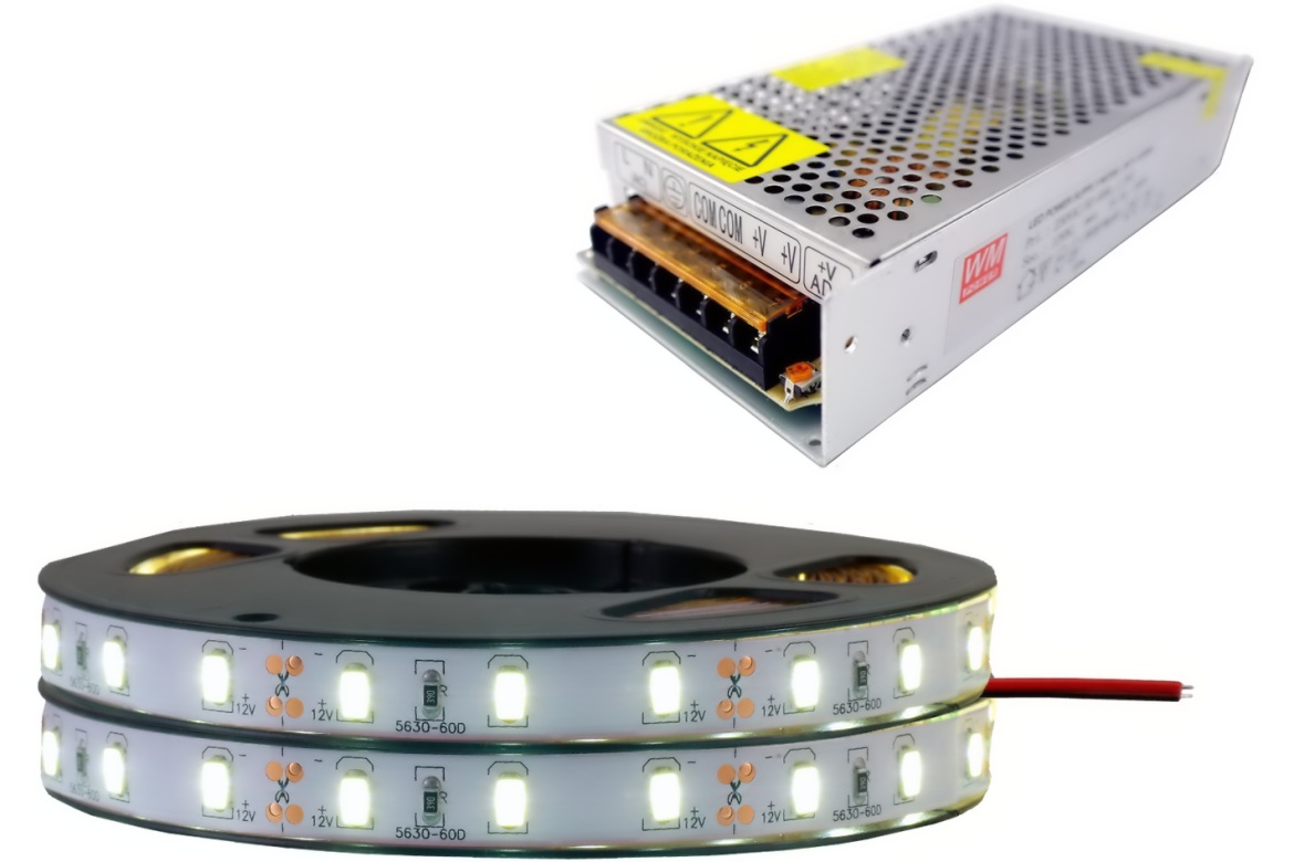 Osvetlenie 300 Led strop 5630 biela Prírodná 10 m