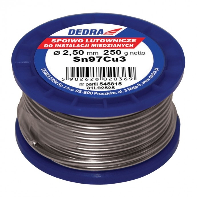

Dedra 31L92525 Spoiwo lutownicze 2.5mm 250g